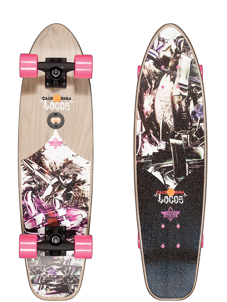 Dusters California Locos Wisdom 7.75" x 29" Cruiser Skateboard Complete