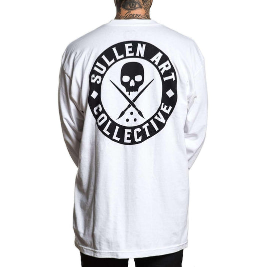 SULLEN CLOTHING BOH LONG SLEEVE WHITE T-SHIRT (XL)