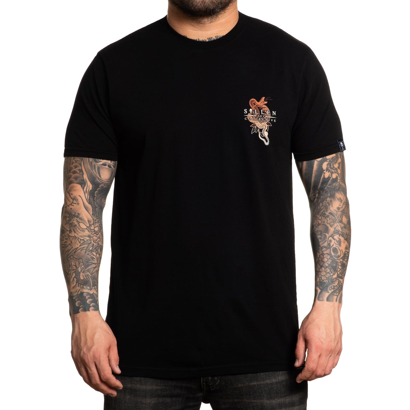 SULLEN CLOTHING BLACKENED BLACK PREMIUM T-SHIRT