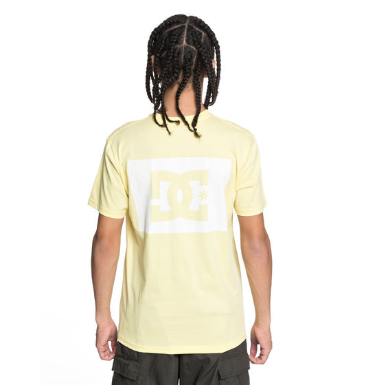 DC SHOES STAGE BOX T-SHIRT LEMON MERINGUE (M)