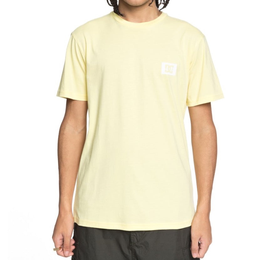 DC SHOES STAGE BOX T-SHIRT LEMON MERINGUE (M)