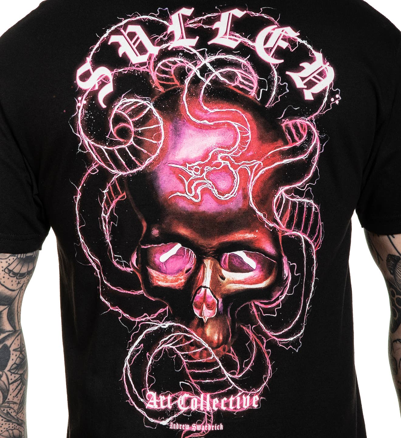 SULLEN CLOTHING SWARBRICK ELECTRIC BLACK STANDARD T-SHIRT