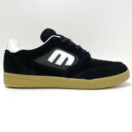 ETNIES VEER BLACK GUM WHITE TRAINERS