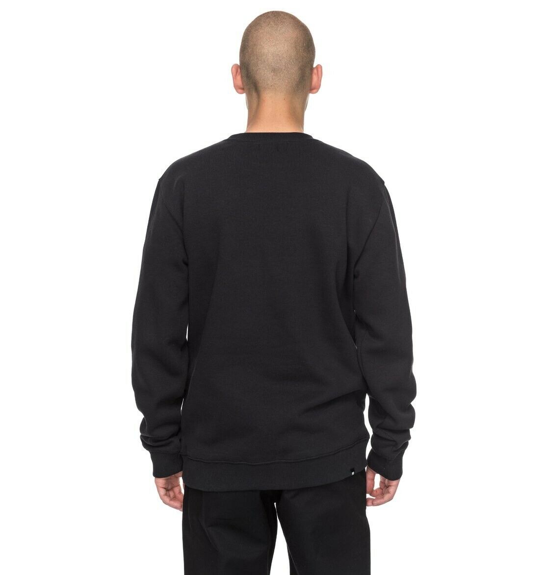 DC SHOES MINIMAL SKATEBOARDING BLACK SWEATSHIRT