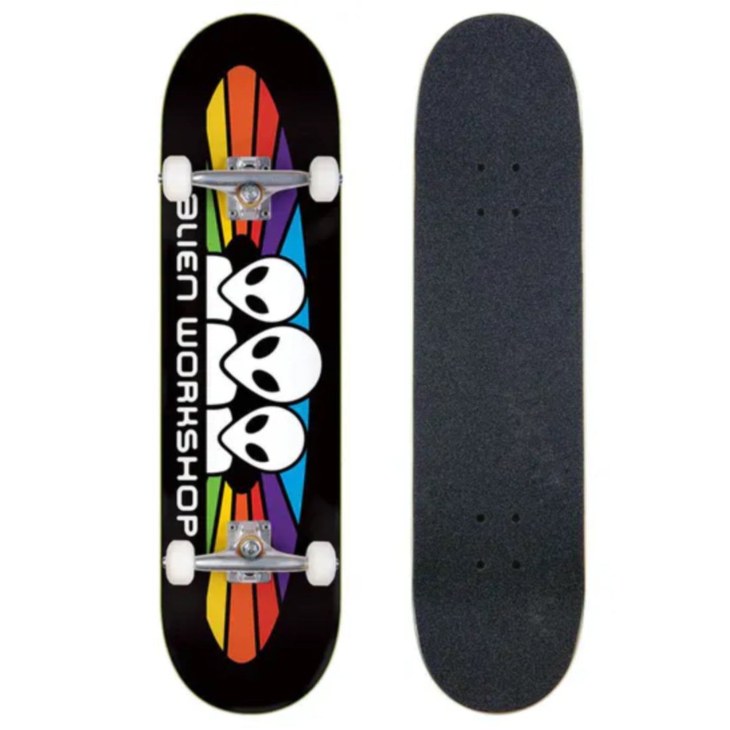 Alien Workshop Spectrum Black Skateboard Complete 8.25"