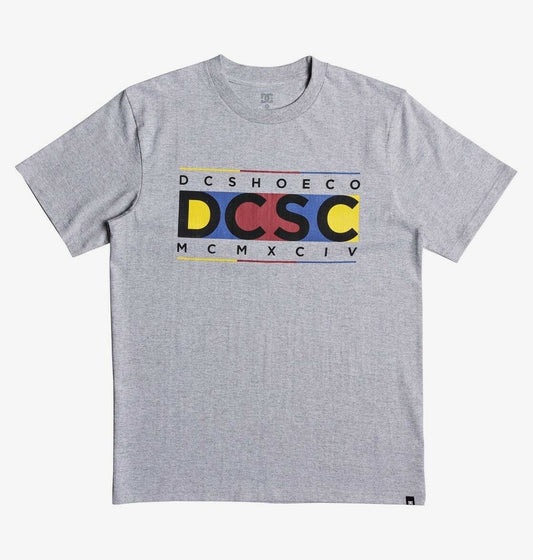 DC SHOES KNUCKLE IN A ROW DARK HEATHER T-SHIRT