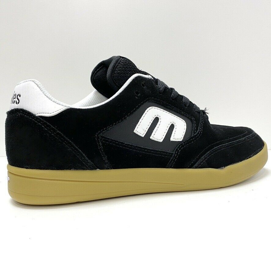 ETNIES VEER BLACK GUM WHITE TRAINERS