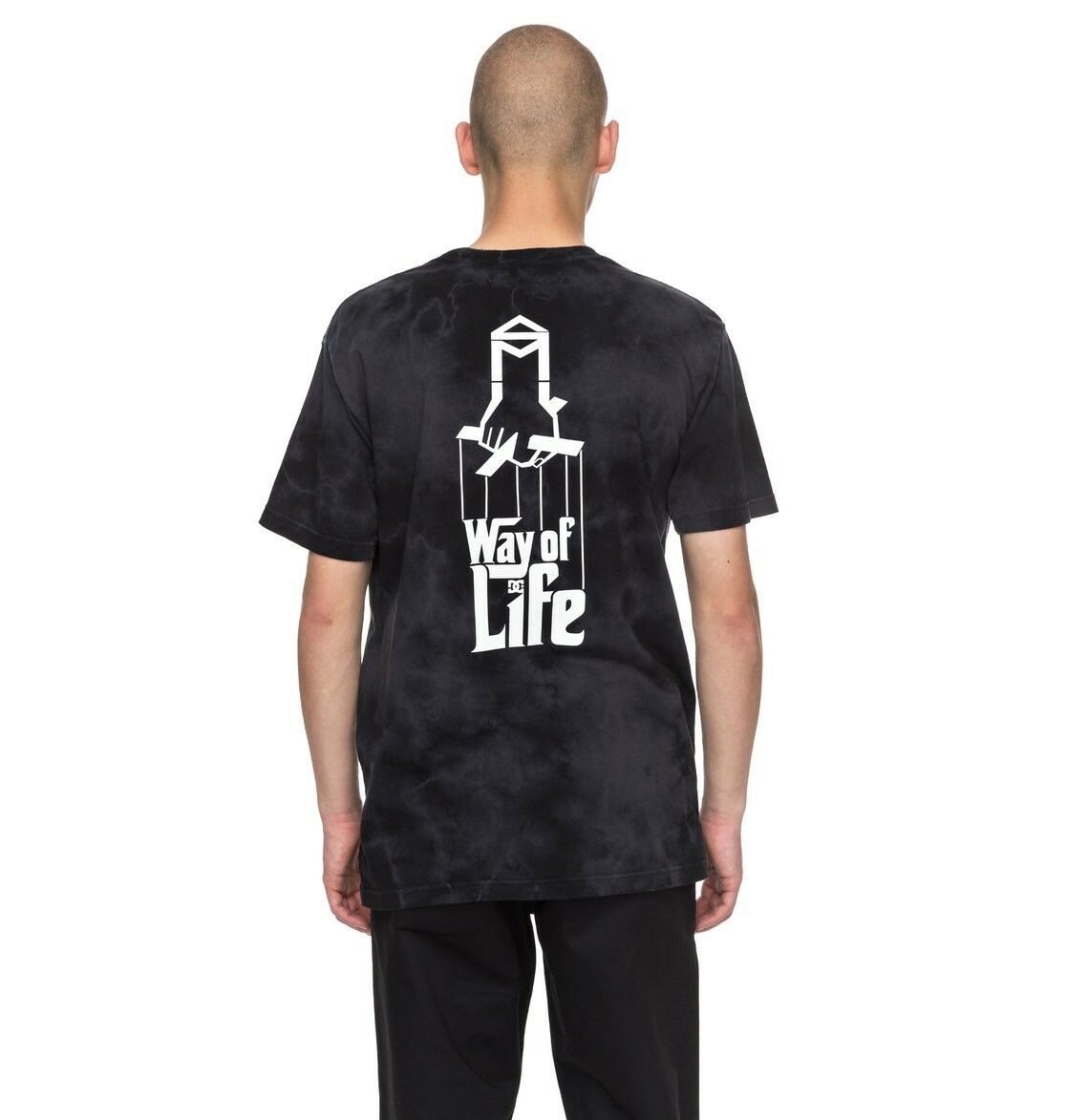 DC Shoes SK8Mafia Texture Black T Shirt