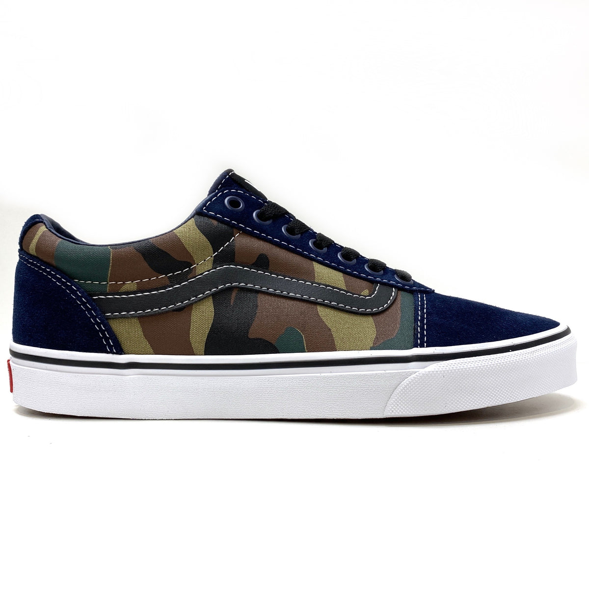 VANS WARD CAMO DRESS BLUE TRUE WHITE TRAINERS