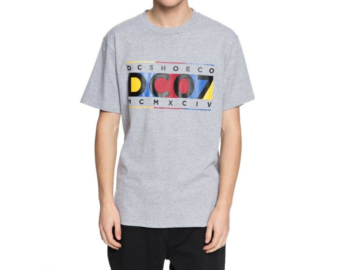 DC SHOES KNUCKLE IN A ROW DARK HEATHER T-SHIRT