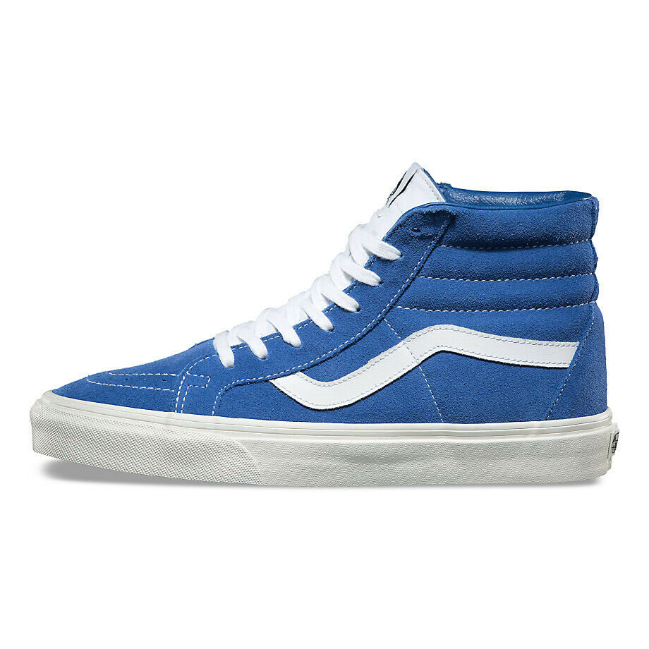 VANS SK8 HI REISSUE RETRO SPORT DELFT BLUE TRUE WHITE UNISEX TRAINERS
