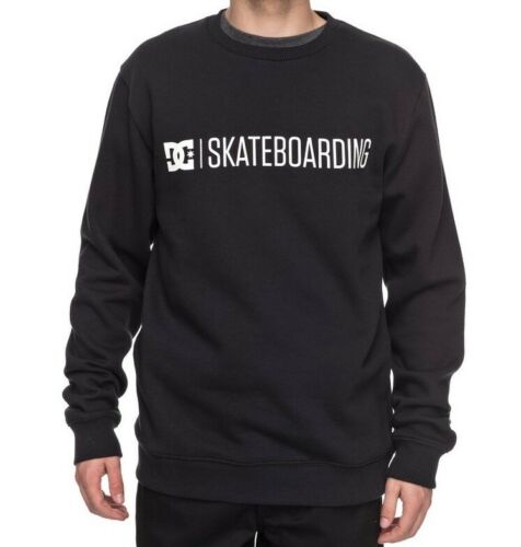 DC SHOES MINIMAL SKATEBOARDING BLACK SWEATSHIRT