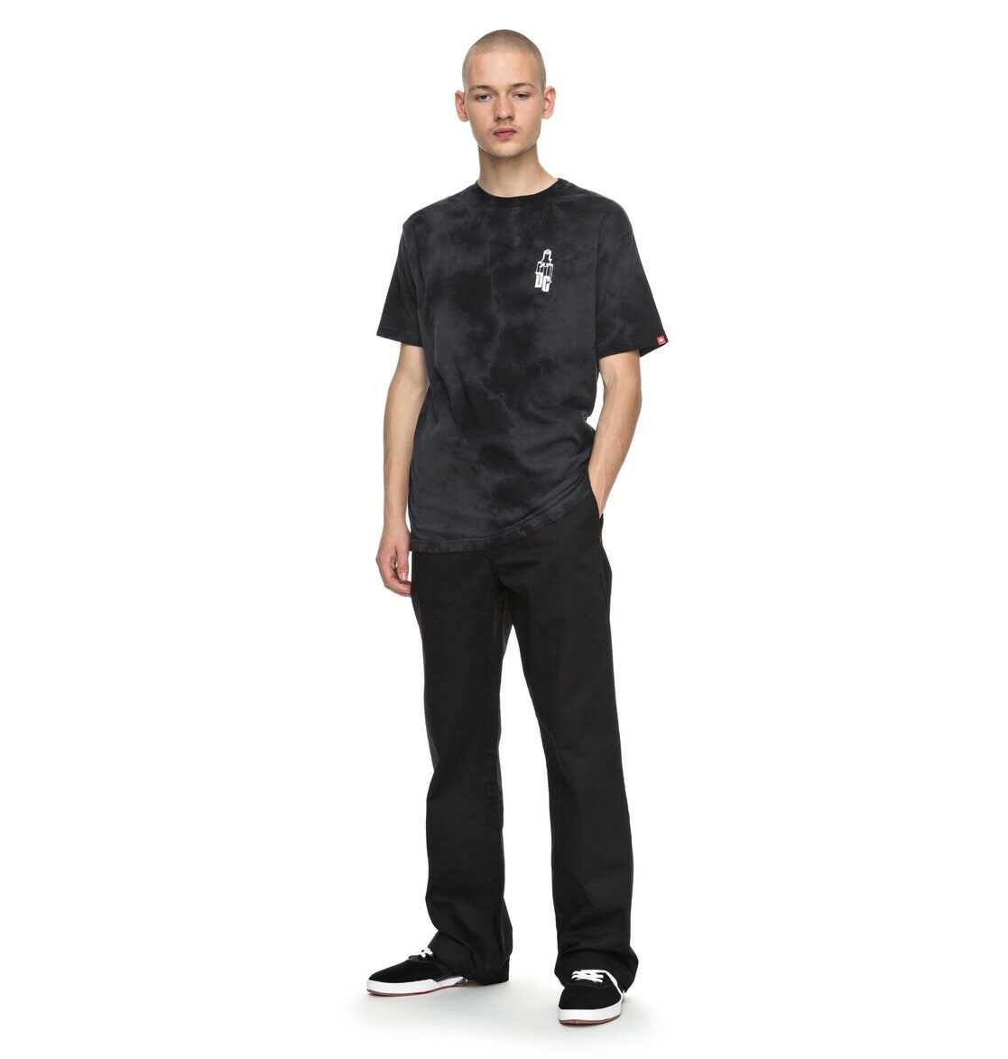 DC Shoes SK8Mafia Texture Black T Shirt