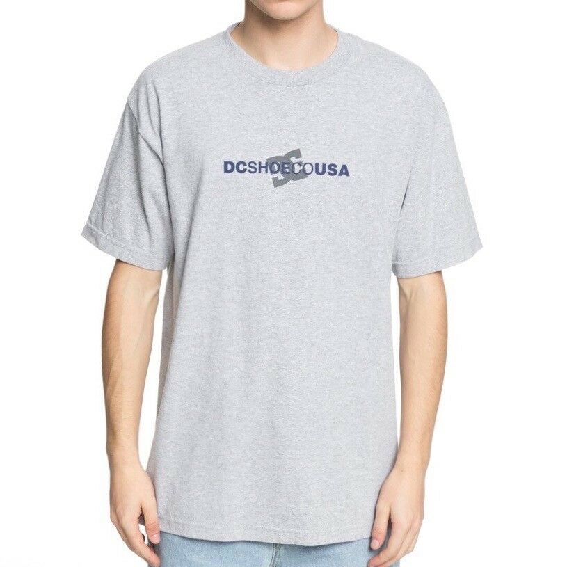 DC SHOES ROUND REFLECT HEATHER GREY T-SHIRT