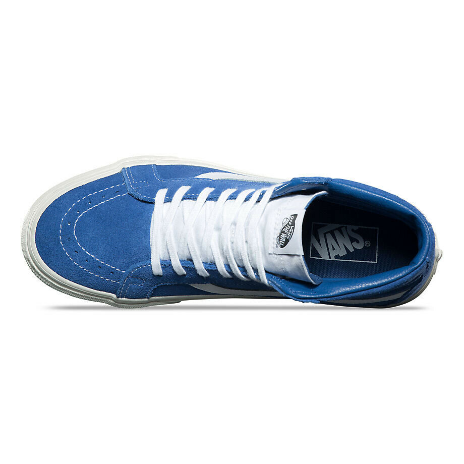 VANS SK8 HI REISSUE RETRO SPORT DELFT BLUE TRUE WHITE UNISEX TRAINERS