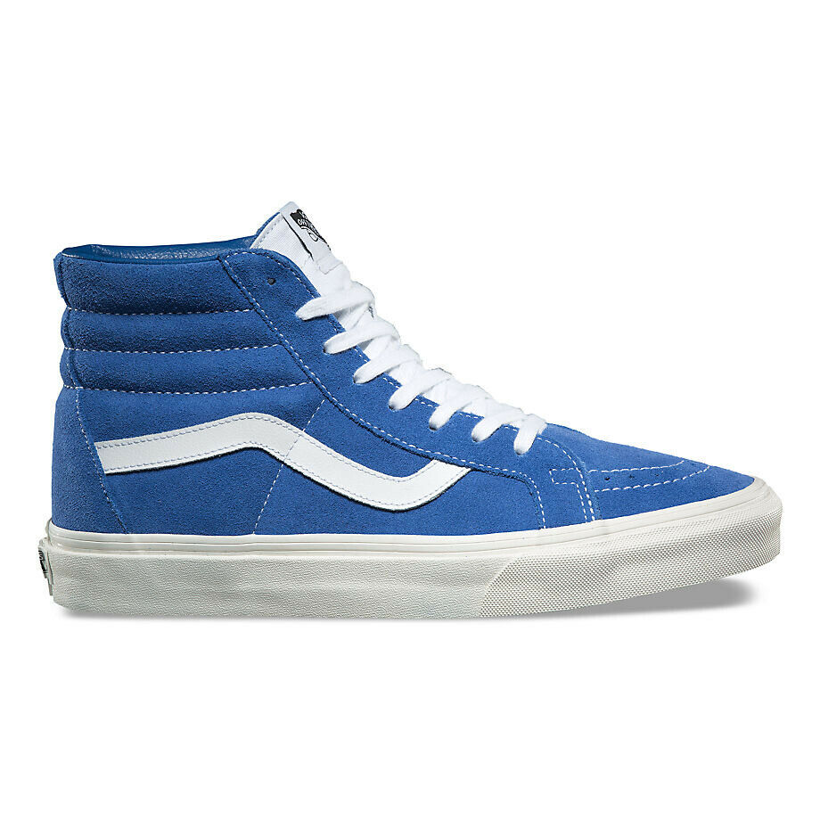 VANS SK8 HI REISSUE RETRO SPORT DELFT BLUE TRUE WHITE UNISEX TRAINERS