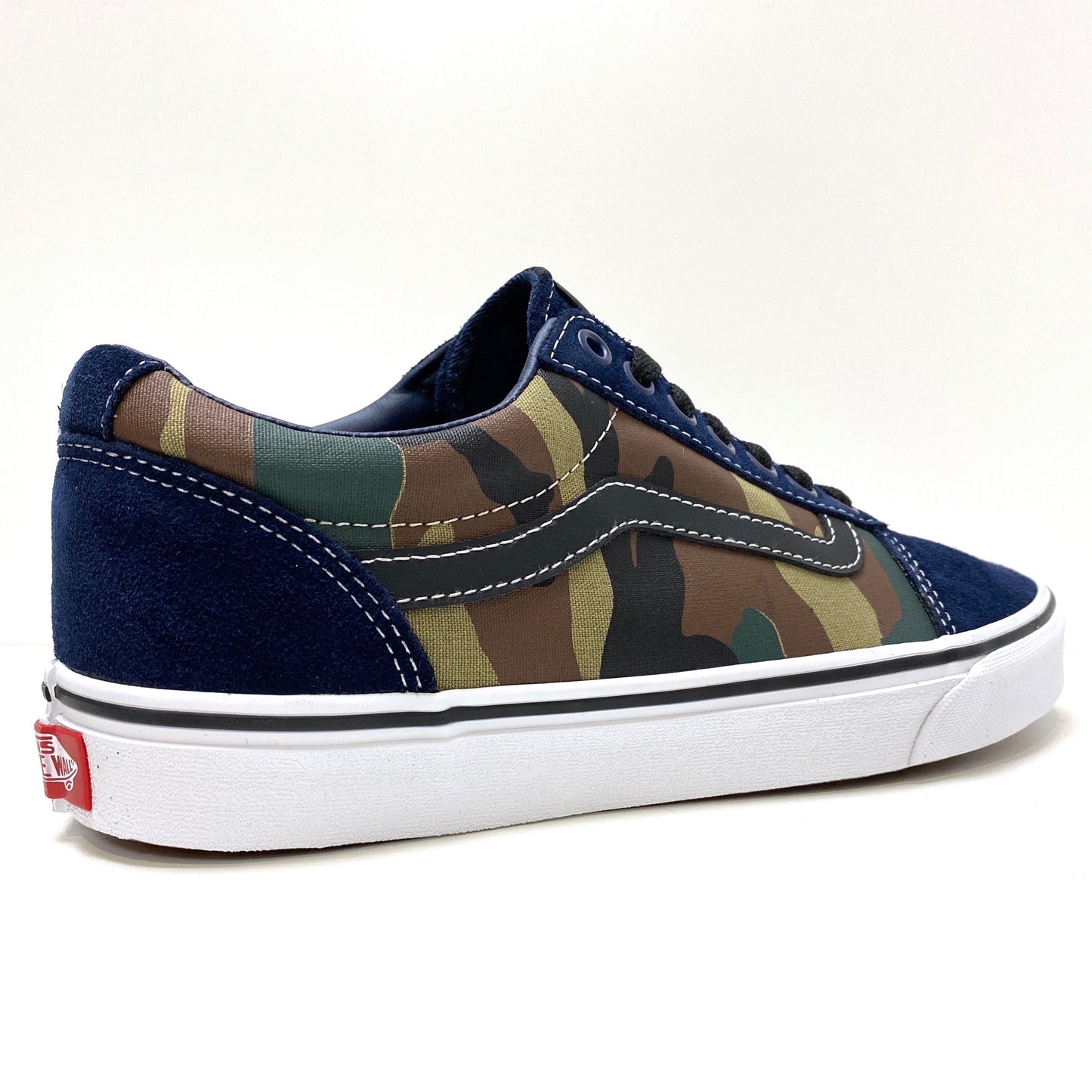 VANS WARD CAMO DRESS BLUE TRUE WHITE TRAINERS