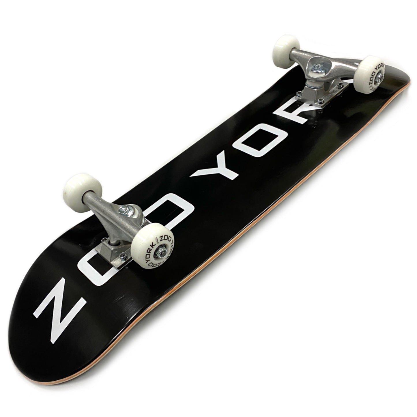Zoo York OG 95 Logo Skateboard Complete Black & White 7.75"