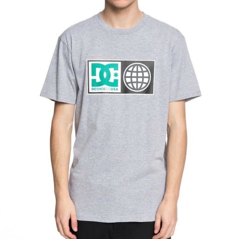 DC SHOES GLOBAL SALUTE HEATHER GREY T-SHIRT