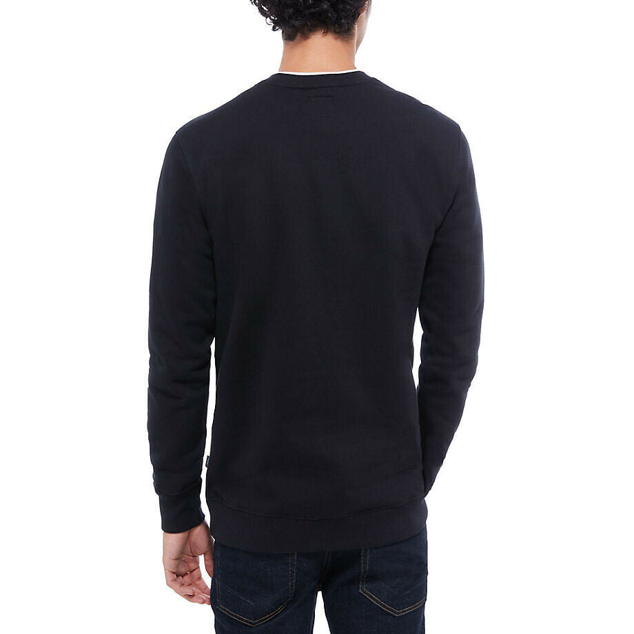 VANS CLASSIC LOGO BLACK & WHITE CREW SWEATSHIRT