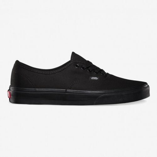 VANS AUTHENTIC BLACK BLACK UNISEX TRAINERS