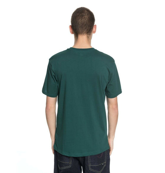 DC SHOES RENEWAL JUNE BUG GREEN T-SHIRT (L)