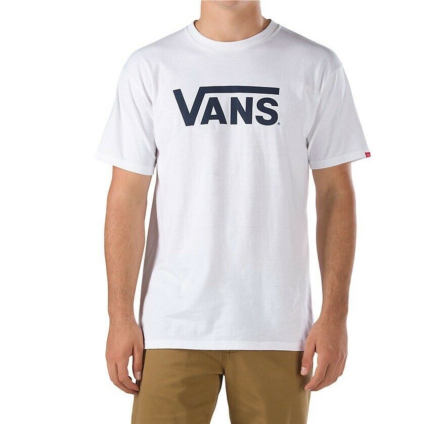 VANS CLASSIC LOGO WHITE & BLACK T-SHIRT