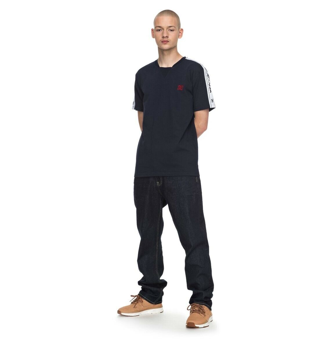 DC SHOES 94 HERITAGE JERSEY DARK INDIGO T-SHIRT