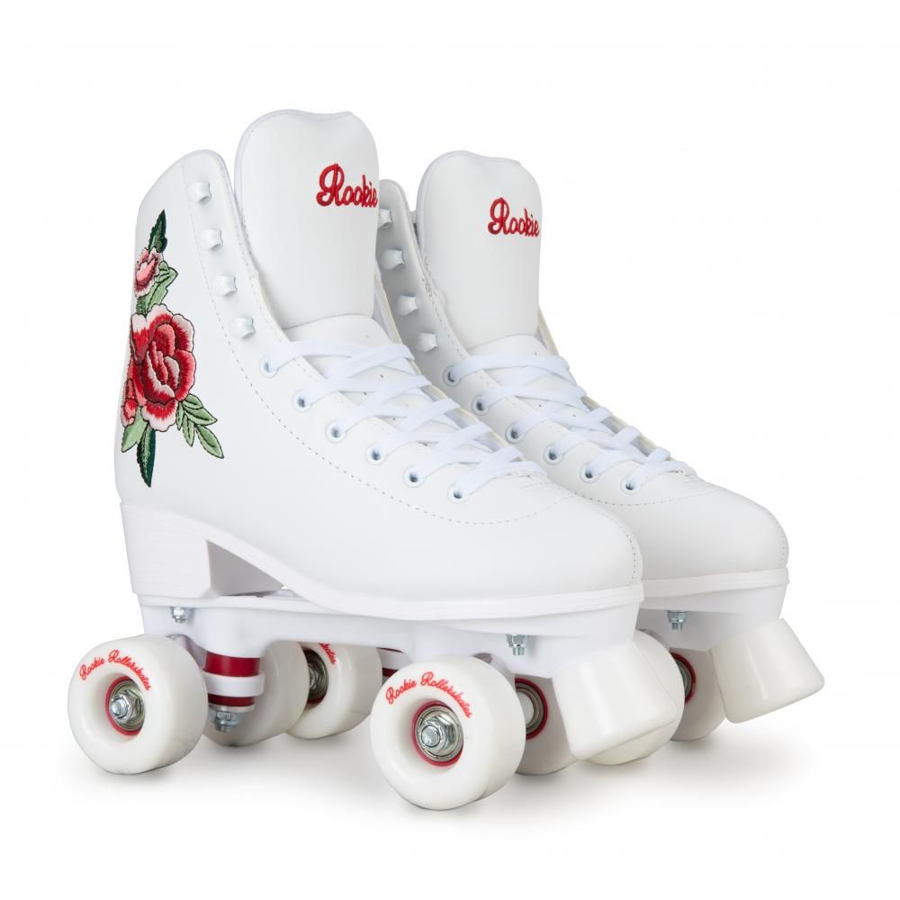 Rookie Rosa White Quad Roller Skates