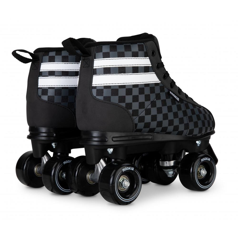 Rookie Magic V2 Checker Black and Grey Quad Roller Skates