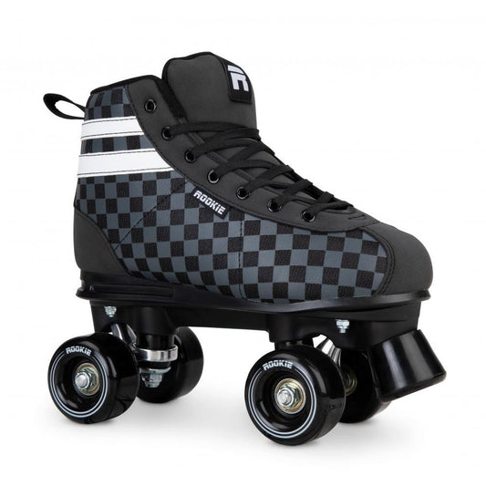 Rookie Magic V2 Checker Black and Grey Quad Roller Skates