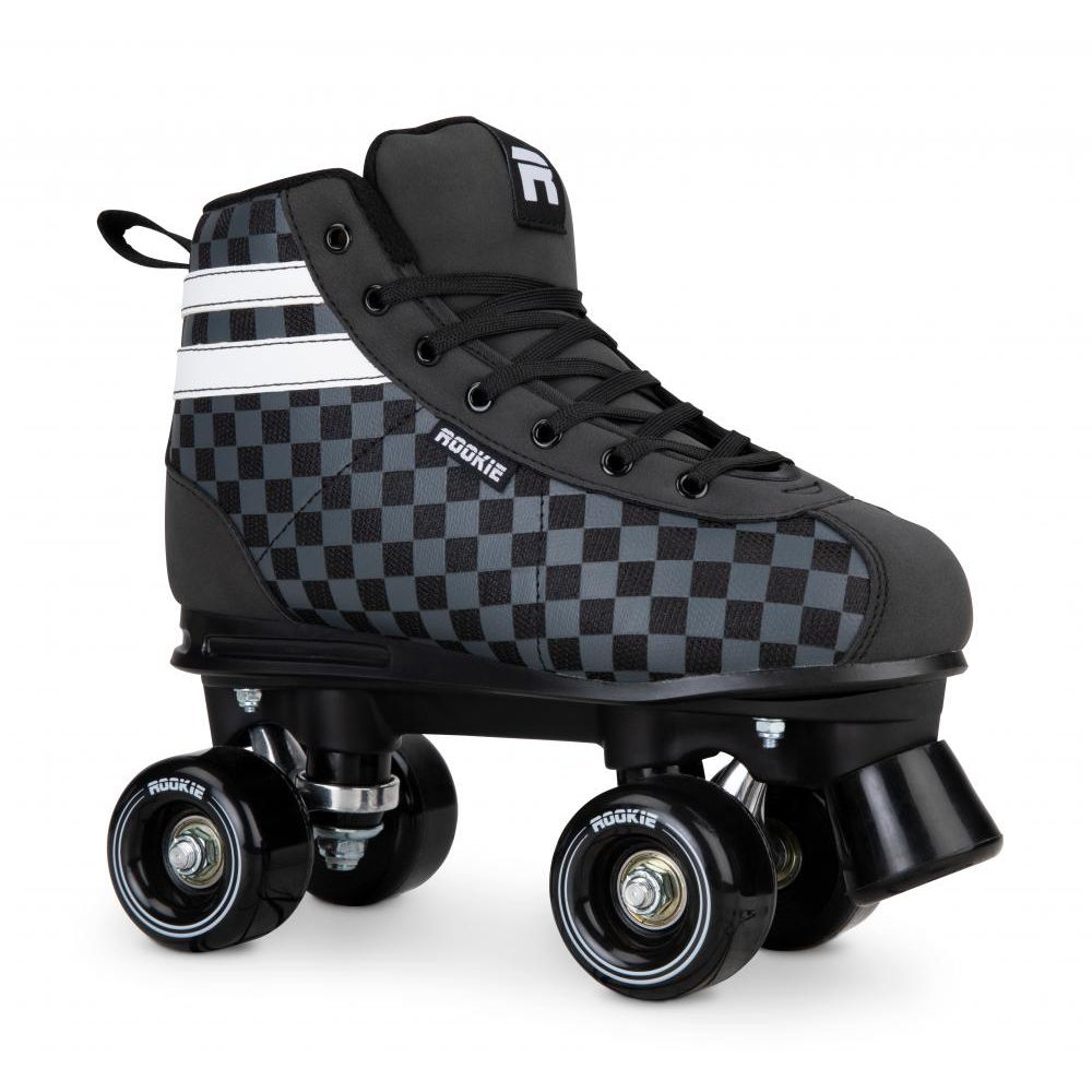 Rookie Magic V2 Checker Black and Grey Quad Roller Skates