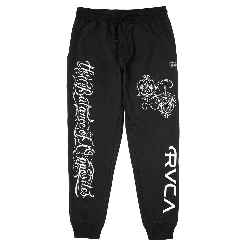 MISTER CARTOON RVCA SWEATPANT REGULAR FIT TROUSERS FOR MEN