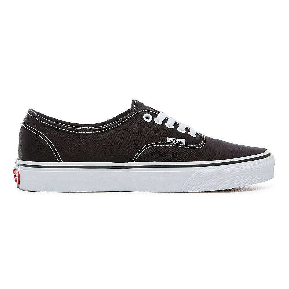 Black and white authentic hot sale vans