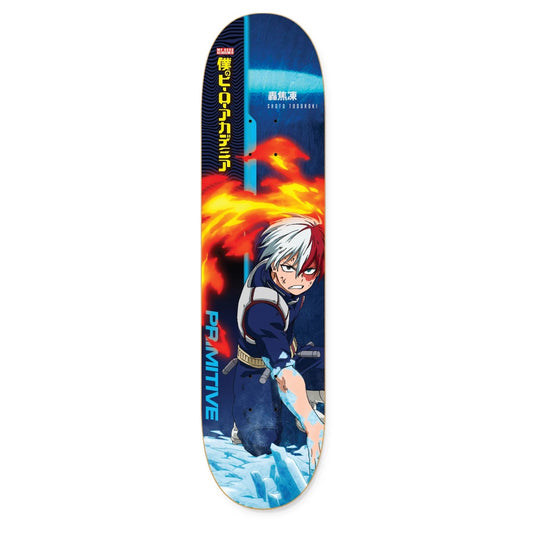 Primitive x My Hero Academia Shoto Todoroki Deck Blue 8.125"