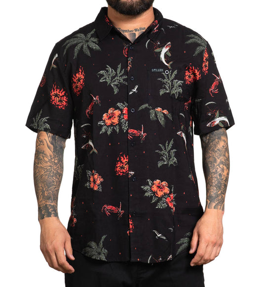 SULLEN CLOTHING REAPER SHARK WOVEN SHIRT