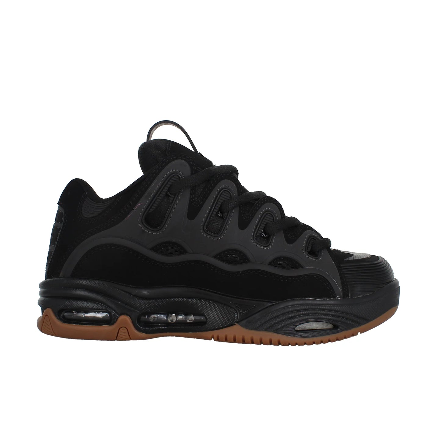 OSIRIS SHOES D3 2001 BLACK BLACK GUM TRAINERS