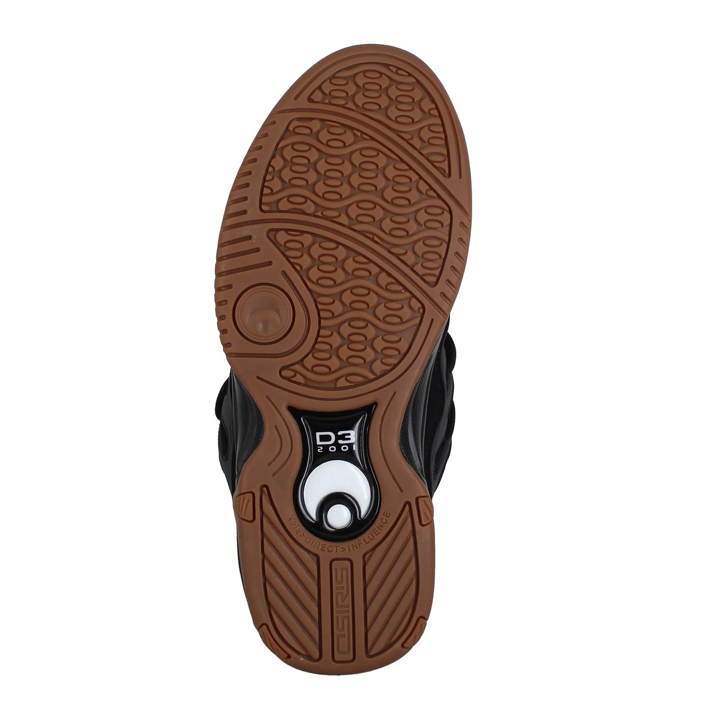 OSIRIS SHOES D3 2001 BLACK BLACK GUM TRAINERS