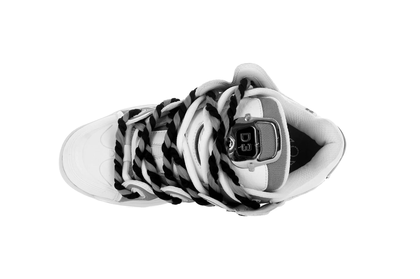OSIRIS SHOES D3 2001 25 YEARS WHITE SILVER TRAINERS