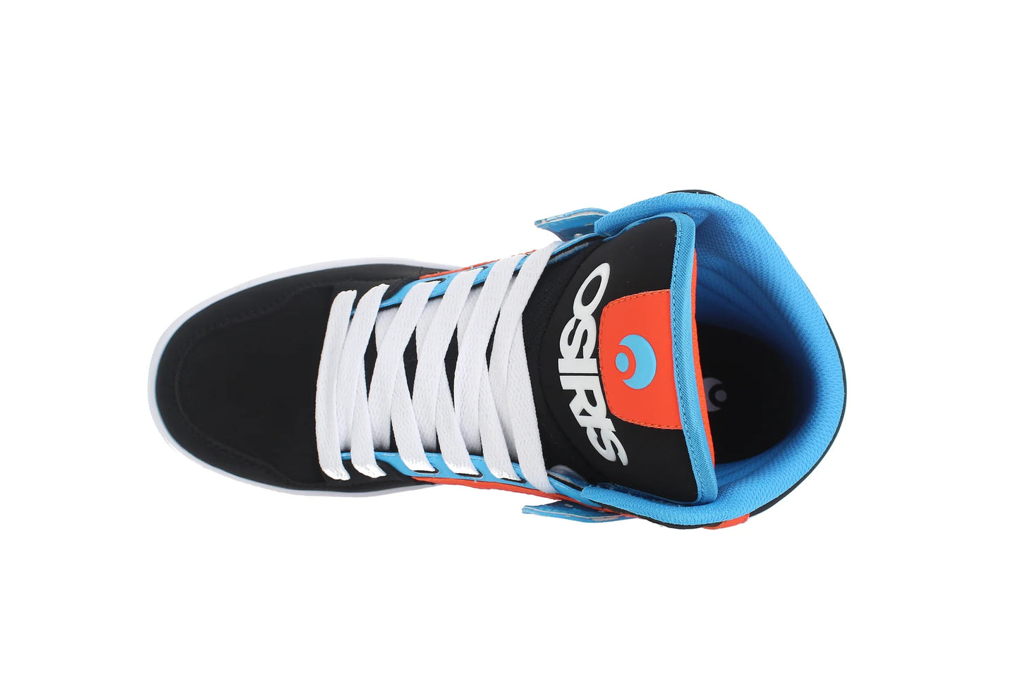 OSIRIS SHOES CLONE BLACK BLUE ORANGE TRAINERS
