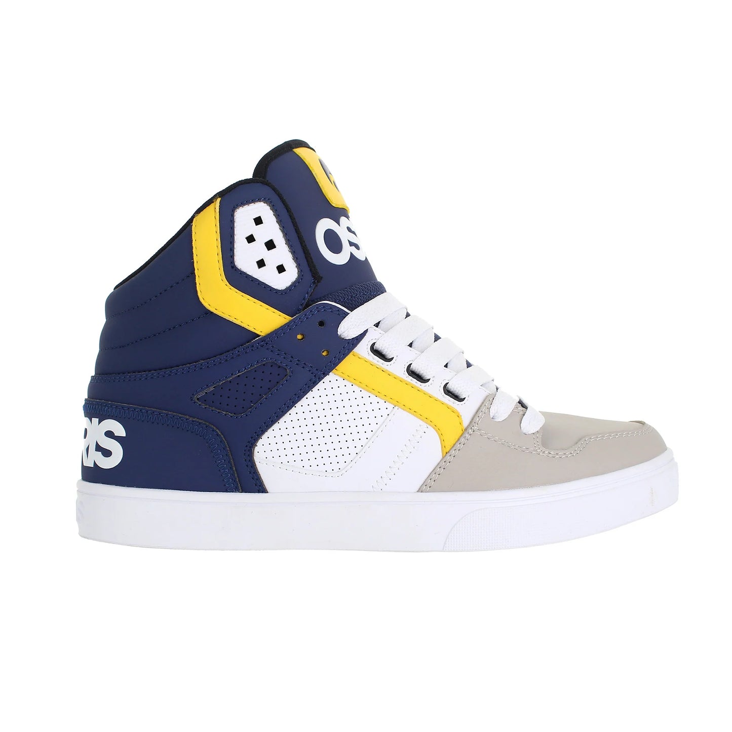 OSIRIS SHOES CLONE WHITE NAVY TAN TRAINERS