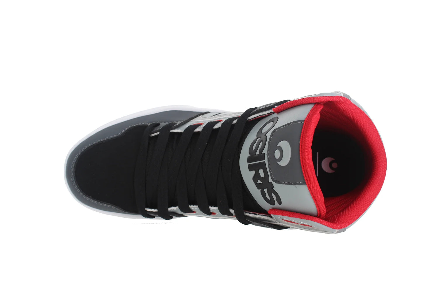 OSIRIS SHOES CLONE BLACK GREY RED TRAINERS
