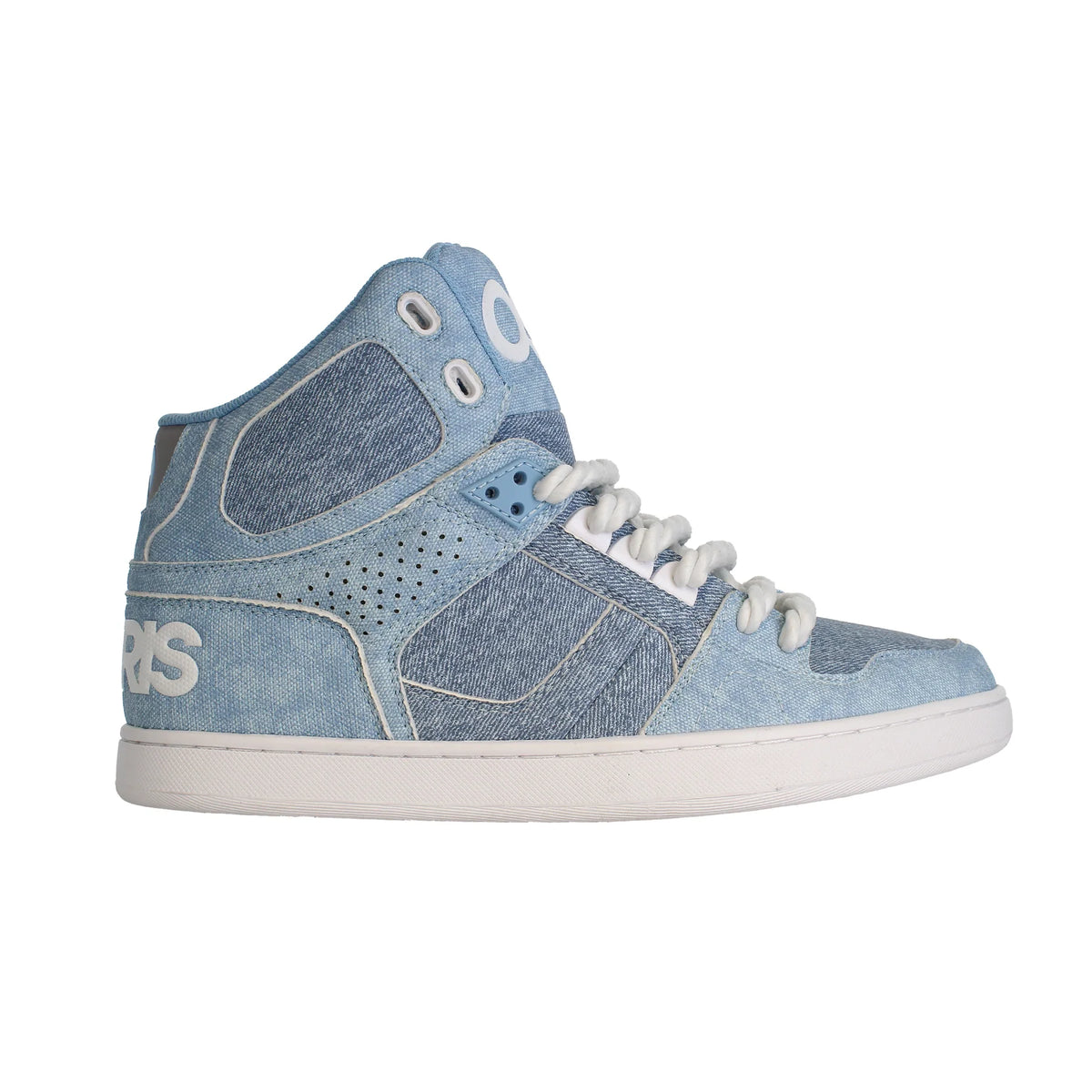 OSIRIS SHOES NYC 83  DENIM WHITE WHITE TRAINERS