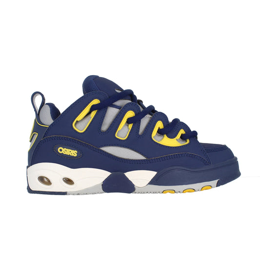 OSIRIS SHOES D3 E NAVY GREY YELLOW TRAINERS