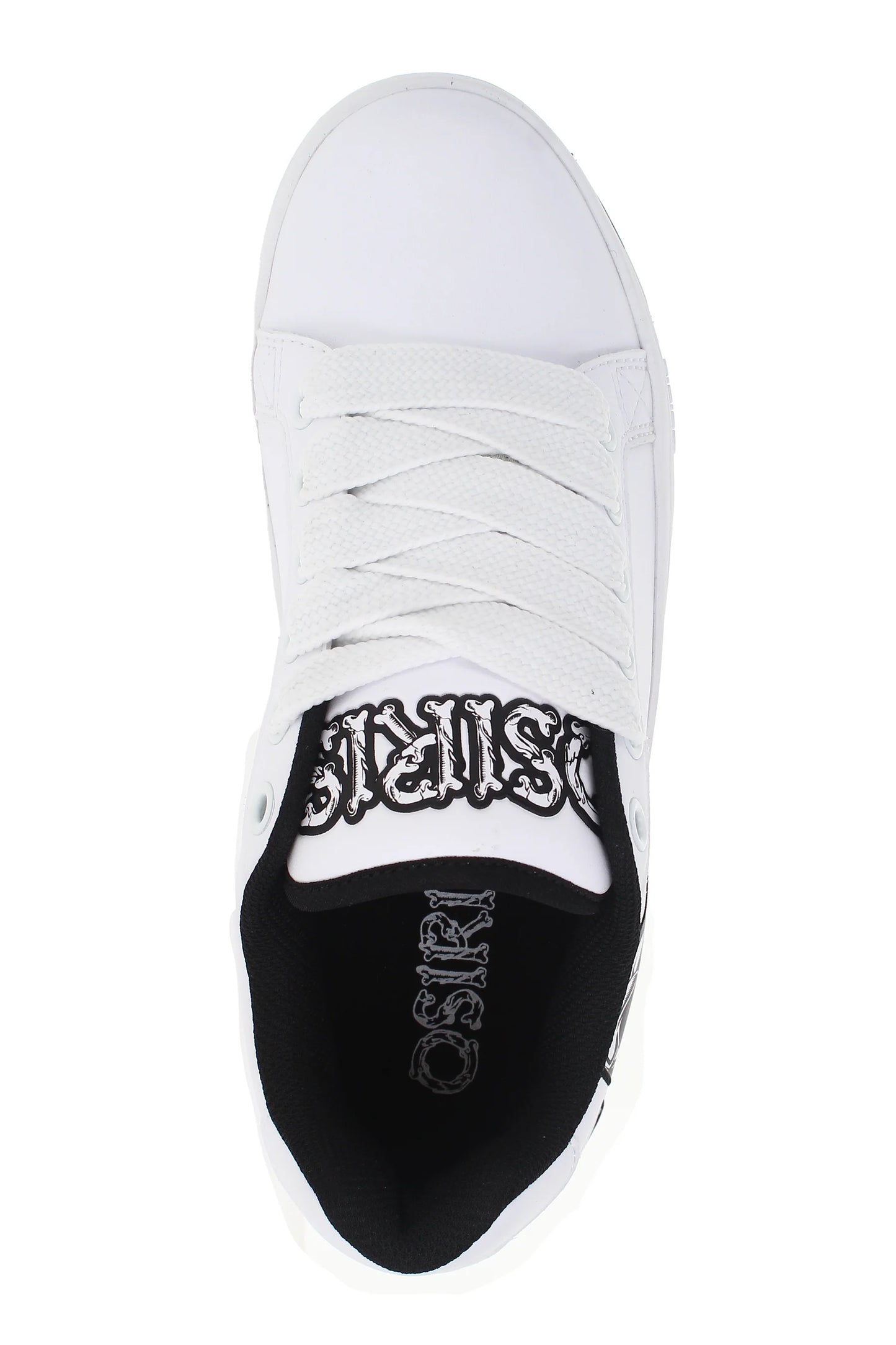 OSIRIS SHOES TROMA ALT WHITE BLACK SKULL TRAINERS
