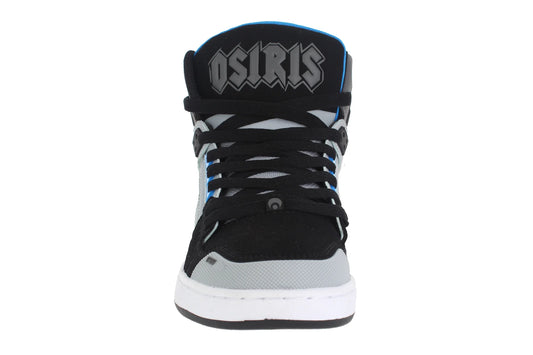 OSIRIS SHOES NYC 83 XRP GREY BLACK CYAN TRAINERS