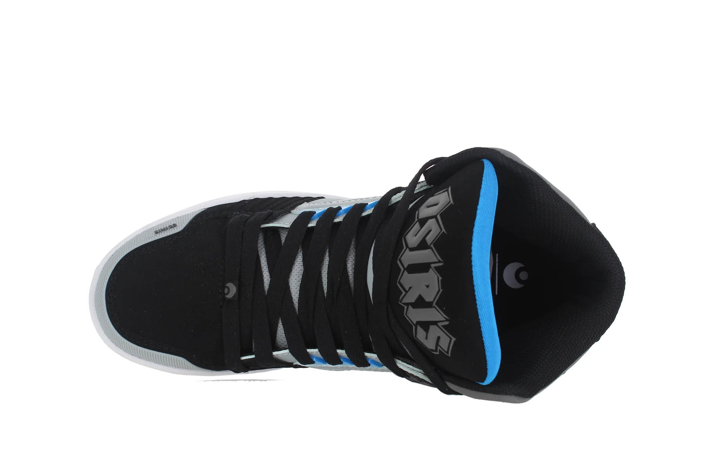 OSIRIS SHOES NYC 83 XRP GREY BLACK CYAN TRAINERS