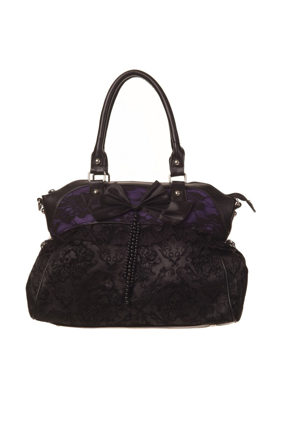 BANNED BLACK TO THE WIRE HANDBAG  BBN7019