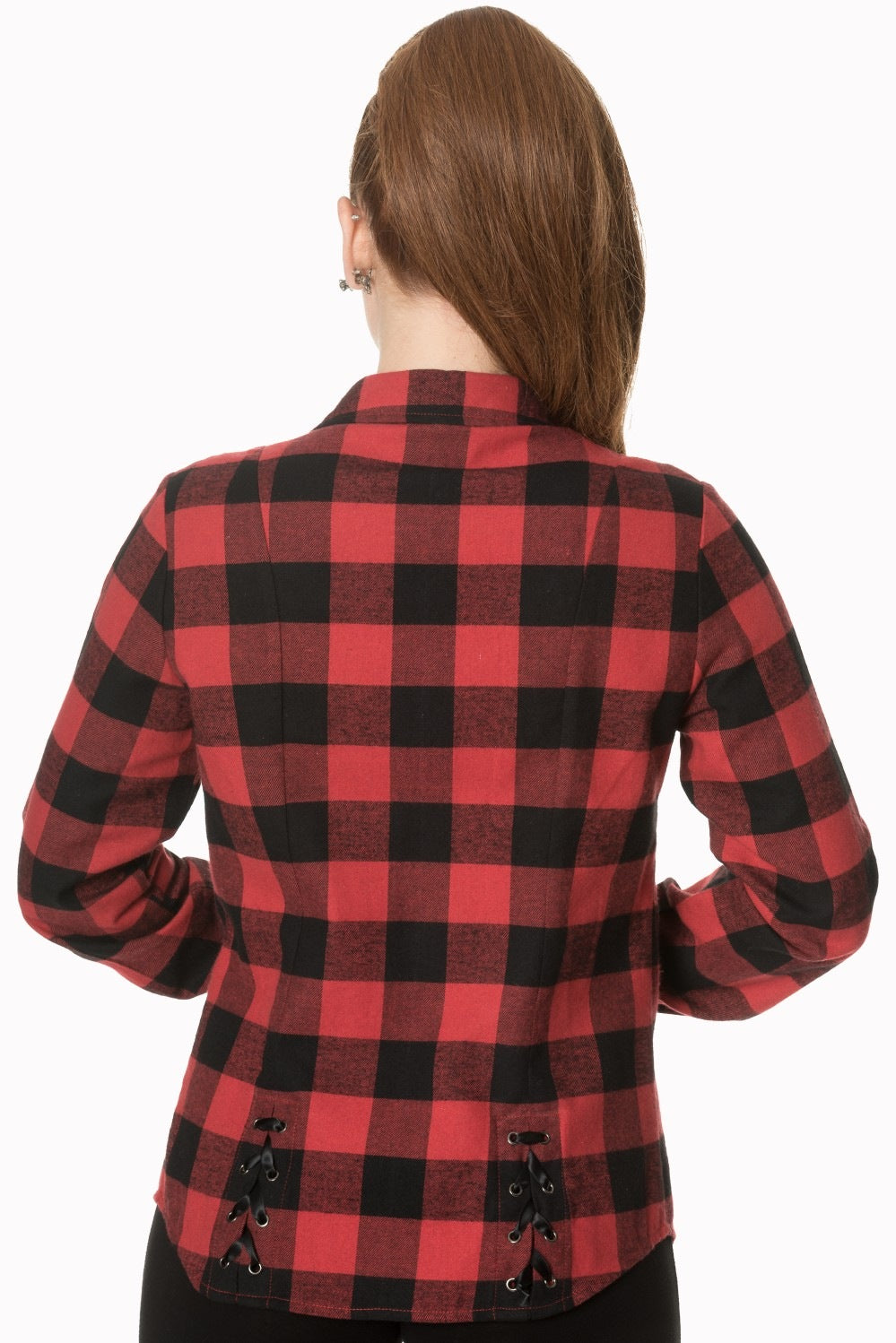 BANNED RED CHECK BREAKING RULES CHECK SHIRT