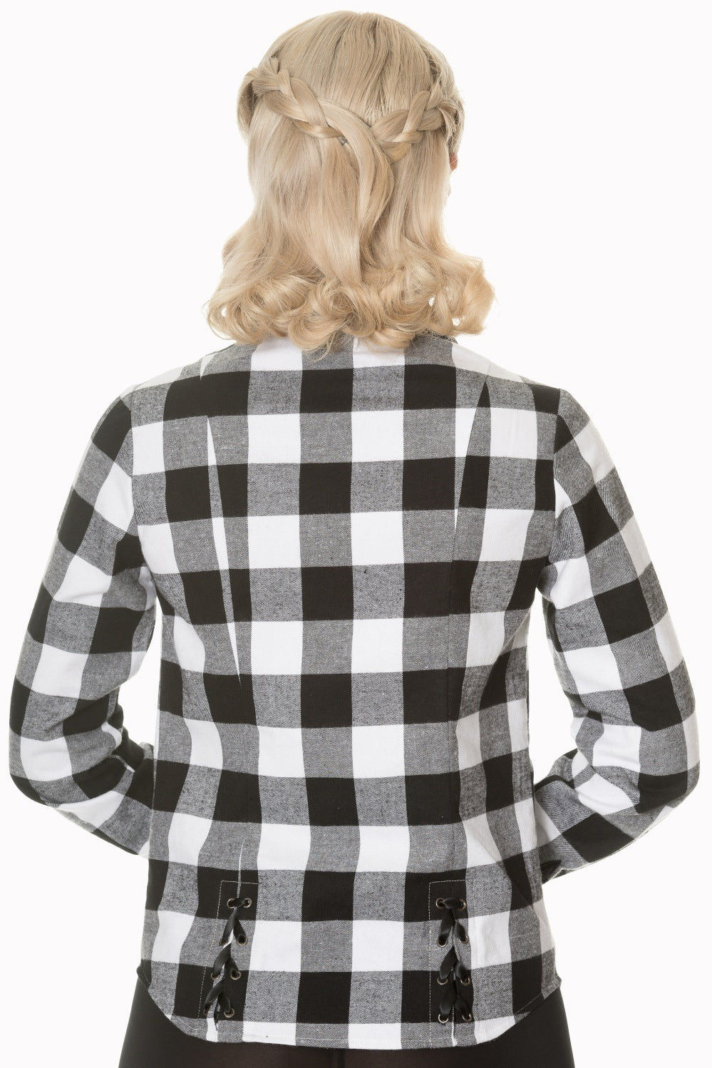 BANNED WHITE CHECK BREAKING RULES CHECK SHIRT